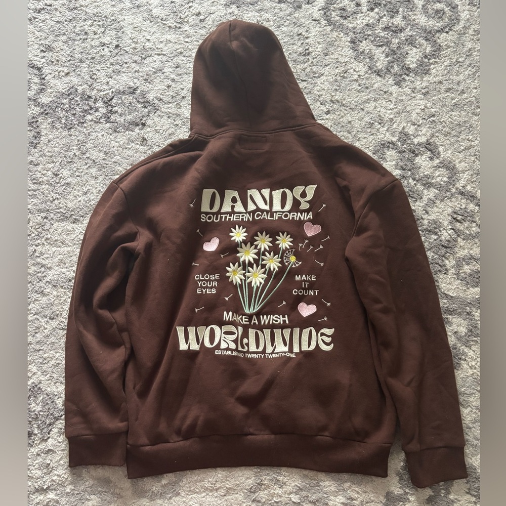 Large Brown Dandy Make A Wish Sweatshirt